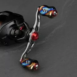 Gomexus Crank Handle W/Titanium Galaxy Knob -Isfiskeri hjul Butikk BS100T22GDX2r 3