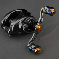 Gomexus Crank Handle W/Titanium Galaxy Knob -Isfiskeri hjul Butikk BS100T22GDX2r 4