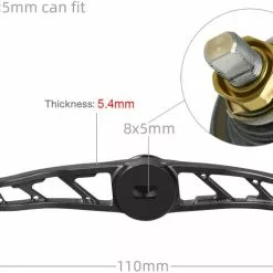 Gomexus Thicken Power Handle 11 Gomexus Thicken Power Handle -Isfiskeri hjul Butikk BS110H27BKBK1r 4