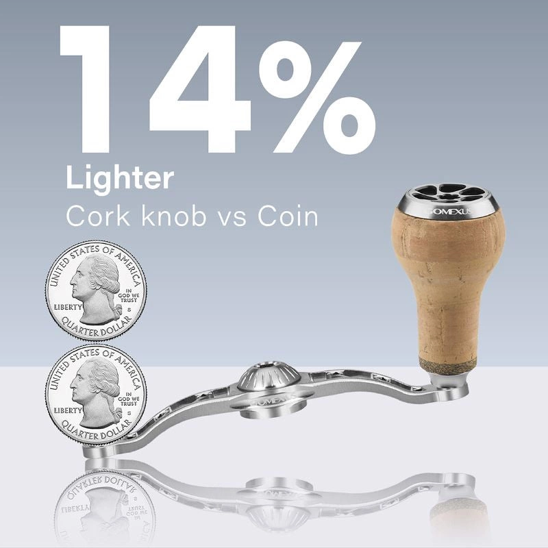 Gomexus 120mm Aluminium Handle With 27mm Cork Knob 5 Gomexus 120mm Aluminium Handle With 27mm Cork Knob - Bilde 3