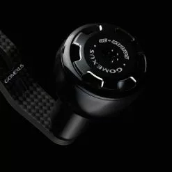 Gomexus 105mm Carbon Swept Handle With 30mm Aluminium Knob -Isfiskeri hjul Butikk DCS105AS30BKGDr 4