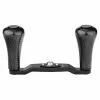 Gomexus 98mm Carbon Swept Handle With 30mm Carbon Knob -Isfiskeri hjul Butikk DCS98FA30BKBKr 1