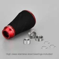 Gomexus Aluminum & EVA Knob -Isfiskeri hjul Butikk EA20BKGDr 5
